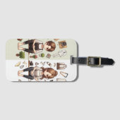 Het man, de vrouw ver.1 Bagagelabel (Voorkant (horizontaal))