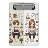 Het man, de vrouw ver.1 Mini Klembord (Voorkant)