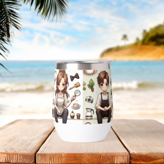 Het man, de vrouw ver. 1 waterfles (Strand)