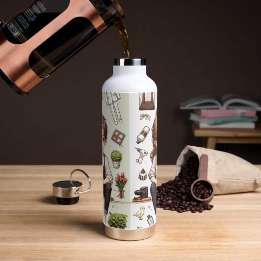 Het man, de vrouw ver. 1 waterfles (Koffie)