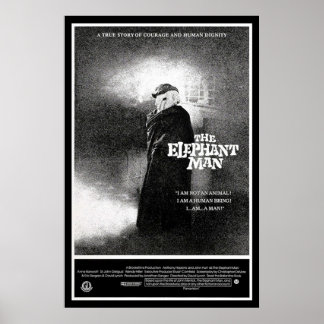 HET MAN ELEPHANT POSTER