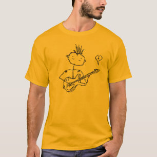 het man en zijn gitaar t-shirt