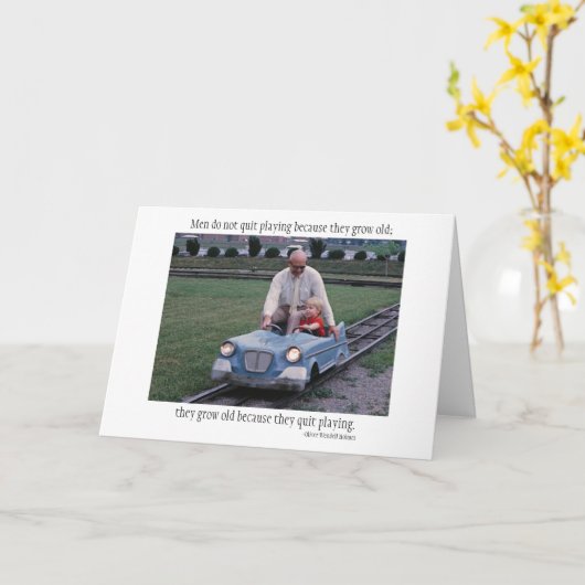 Het man houdt met op speel… geen kaart (Gele Bloem)