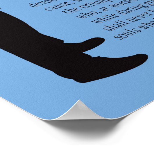 Het Man in de arena 11 X 14 Poster (Hoek)