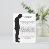 Het Man in de arena Briefkaart (Staand voorkant)