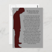 Het Man in de arena Briefkaart (Voorkant / Achterkant)