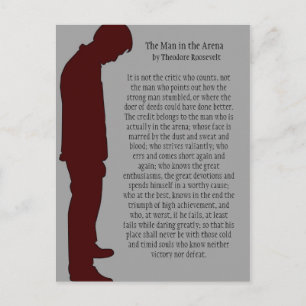 Het Man in de arena Briefkaart