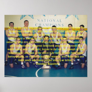 Het Man in de arena Poster