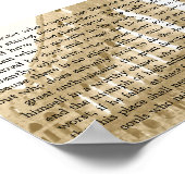 "Het Man in de arena" Poster (Hoek)