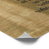 "Het man in de arena" Theodore Roosevelt Poster (Hoek)