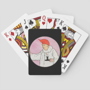Het Man in de Maan Moeder Gans Kwekerij Rijm Pokerkaarten