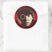 Het Man in de machine Ronde Sticker (Tas)