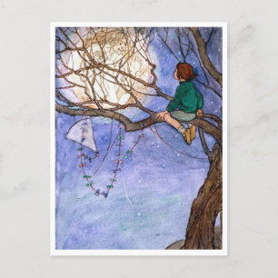 Het Man in het Briefkaart van de Maan