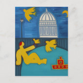 Het Man in het kader van de brug 2006 Briefkaart (Voorkant)