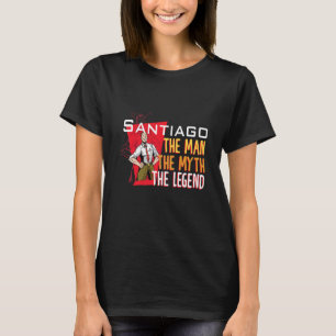 Het man is de mythe van de legende Santiago Premiu T-shirt