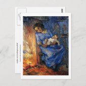 Het Man is in Zee, Vincent van Gogh Briefkaart (Voorkant / Achterkant)