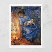 Het Man is in Zee, Vincent van Gogh Briefkaart (Voorkant)