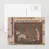 Het Man is verplicht om te werken voor een leven Briefkaart (Voorkant / Achterkant)