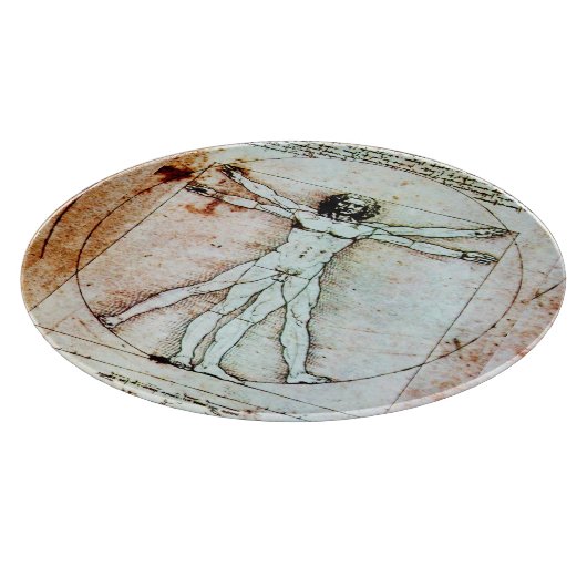 Het MAN Leonardo da Vinci van het VITRUVIAN Snijplank (Hoek)