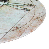 Het MAN Leonardo da Vinci van het VITRUVIAN Snijplank (Hoek)