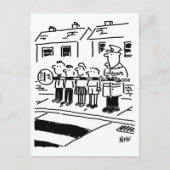 Het Man Lollipop gebruikt Lollipop als Resterende  Briefkaart (Voorkant)