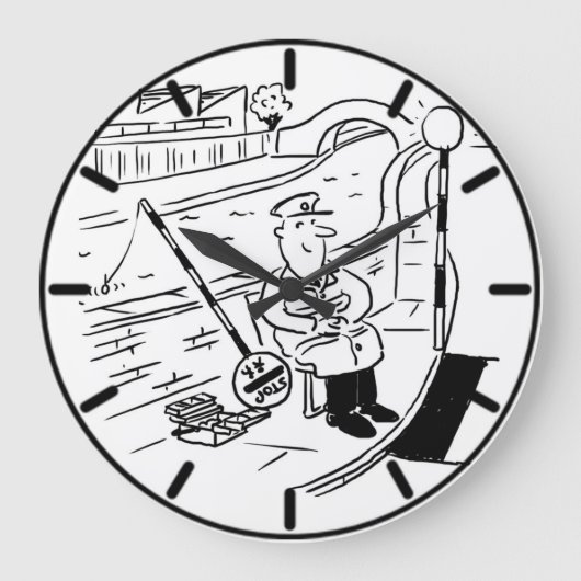 Het Man Lollipop wordt Gevist in het kanaal Grote Klok (Voorkant)