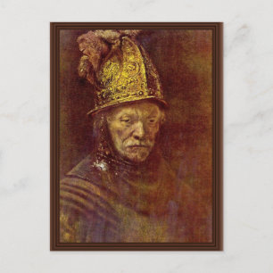 Het Man met de gouden helm. Briefkaart