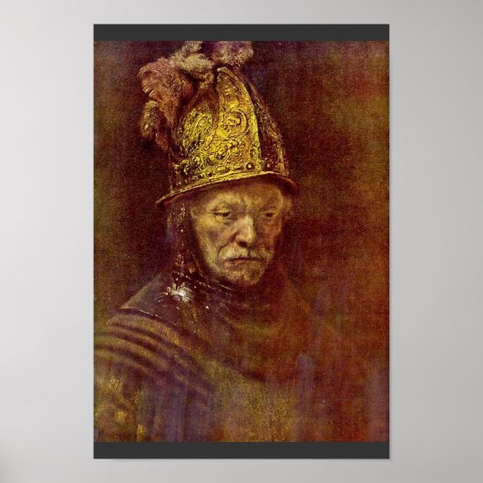 Het Man met de gouden helm. Poster (Voorkant)