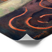 Het Man met een Ax, 1891 Poster (Hoek)