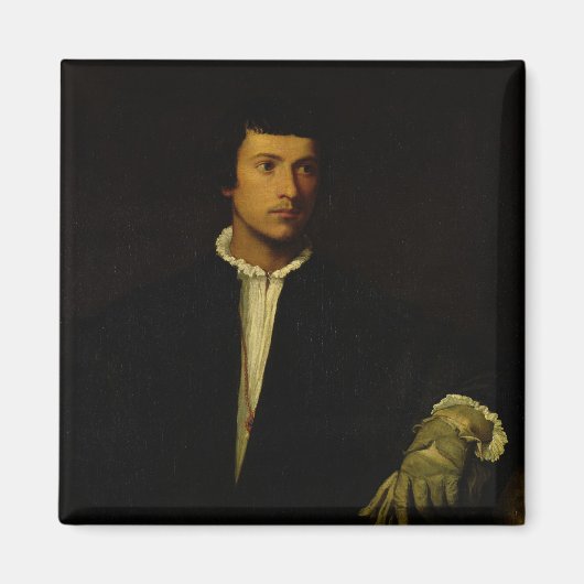 Het Man met een handschoen, c.1520 Magneet (Voorkant)