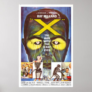 Het Man met het X-ray Eye Science fiction poster