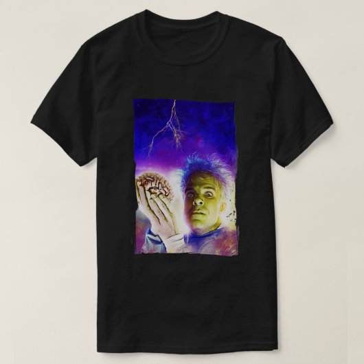 Het Man met twee hersenen T-shirt (Design voorkant)