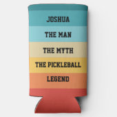 Het Man, Myth, Pickleball Legend Gepersonaliseerde (Achterkant)