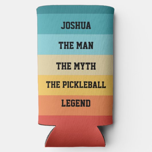 Het Man, Myth, Pickleball Legend Gepersonaliseerde (Achterkant)