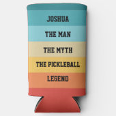 Het Man, Myth, Pickleball Legend Gepersonaliseerde (Voorkant)