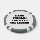 Het man mythe legende poker chip golfbal marker (Enkel)