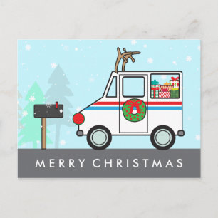 Het Man of Dame Christmas Holiday Thank You van de Feestdagenkaart