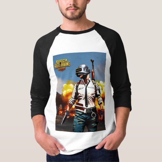Het man T-shirt design pubg (Voorkant)