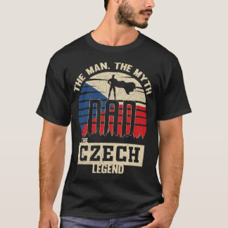 Het Man The Myth De Tsjechische Legende Pap Vaderd T-shirt