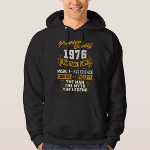 Het Man The Myth Legend 1976 46th Birthday 46 Yea Hoodie