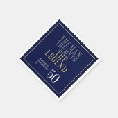 Het Man The Myth The Legend 50th Birthday Servet (Hoek)