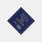 Het Man The Myth The Legend 60th Birthday Servet (Hoek)