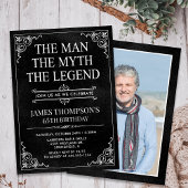 Het Man The Myth The Legend 65th Birthday Foto Kaart
