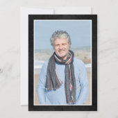 Het Man The Myth The Legend 65th Birthday Foto Kaart (Achterkant)