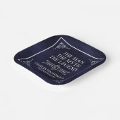 Het Man The Myth The Legend 70th Birthday Papieren Bordje (Gebogen)