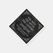 Het Man The Myth The Legend 80th Birthday Black Servet (Hoek)