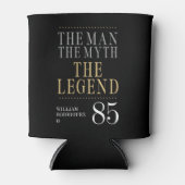 Het Man The Myth The Legend 85th Birthday Blikjeskoeler (Voorkant)