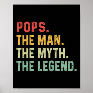Het Man The Myth The Legend Fathers Day Cadeau 1 Poster