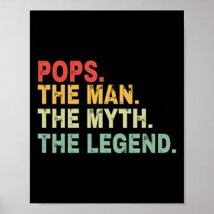 Het Man The Myth The Legend Fathers Day Gift Poster