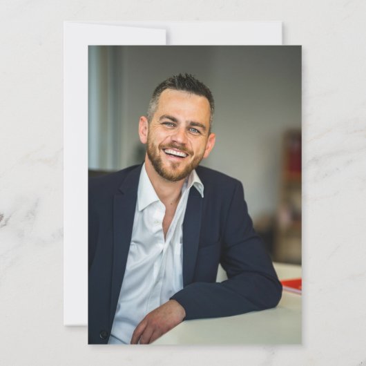 Het Man The Myth The Legend Foto 65e verjaardag Kaart (Achterkant)